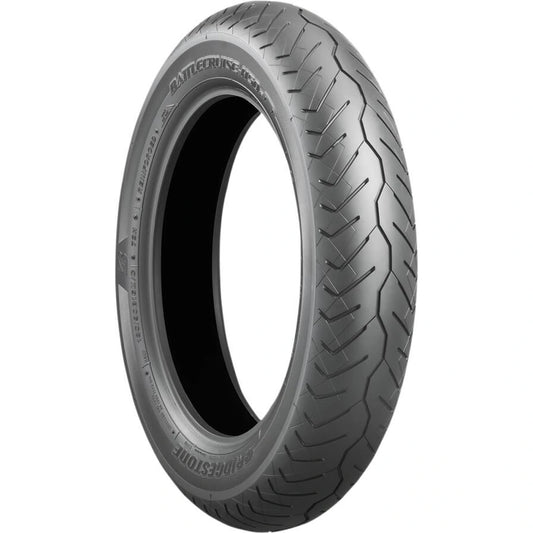 Bridgestone Battlecruise H50 130/60B19 61H TL – fordæk – originalt Bridgestone fordæk med let styring, komfort og stabilitet til tunge cruisere. Køb hos Mo2parts.