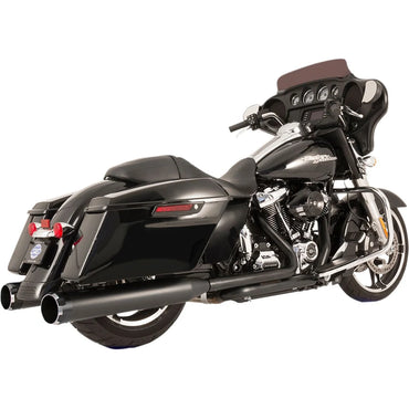 Harley-Davidson Touring (17-20) El Dorado Dual Exhaust System, sort, Billet| Thruster end cap – S&S Cycle – ekstra produktvisning 2