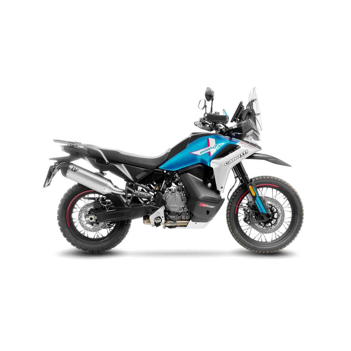 KTM 790 Adventure (19-26) m.fl. LeoVince LV-14 slip-on – rustfri – godkendt – titanium-look – 15618 – ekstra produktvisning af lyddæmper, finish og detaljer 2