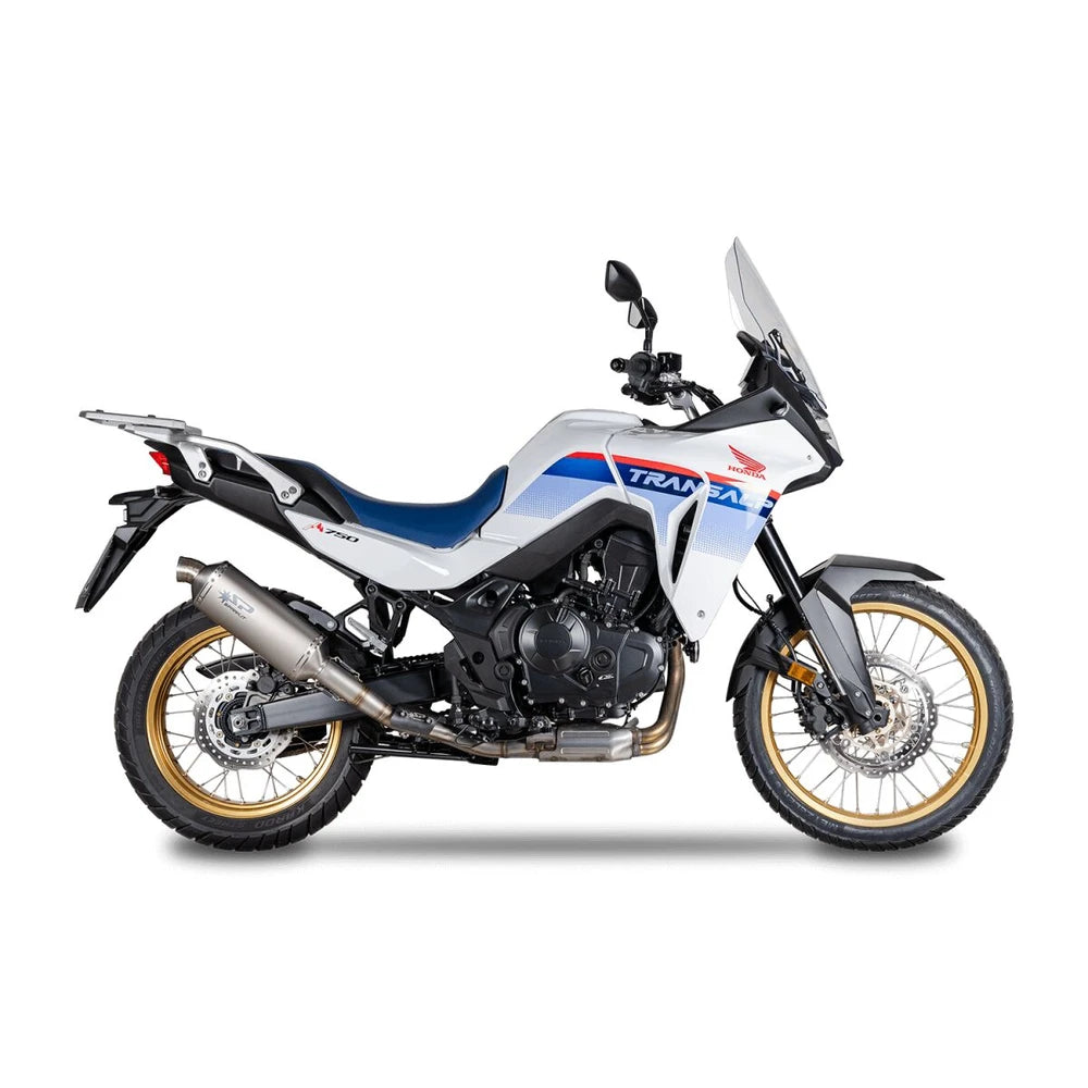 Honda XL 750 (23-26) Dakar slip-on, titanium – Spark – produktdetalje fra alternativ vinkel, billede 3