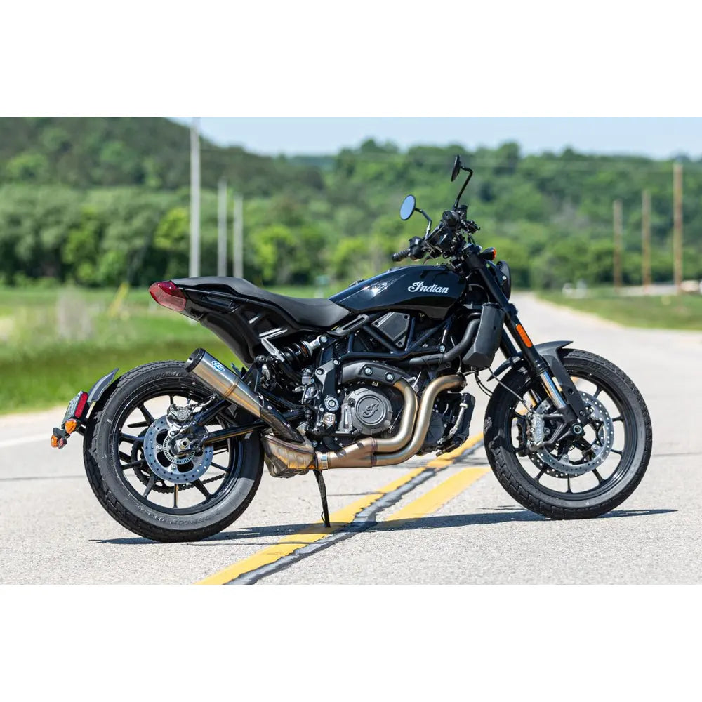 Indian FTR 1200 (19-22) Grand National EC Slip-On Mufflers, børstet – S&S Cycle – ekstra produktvisning 2
