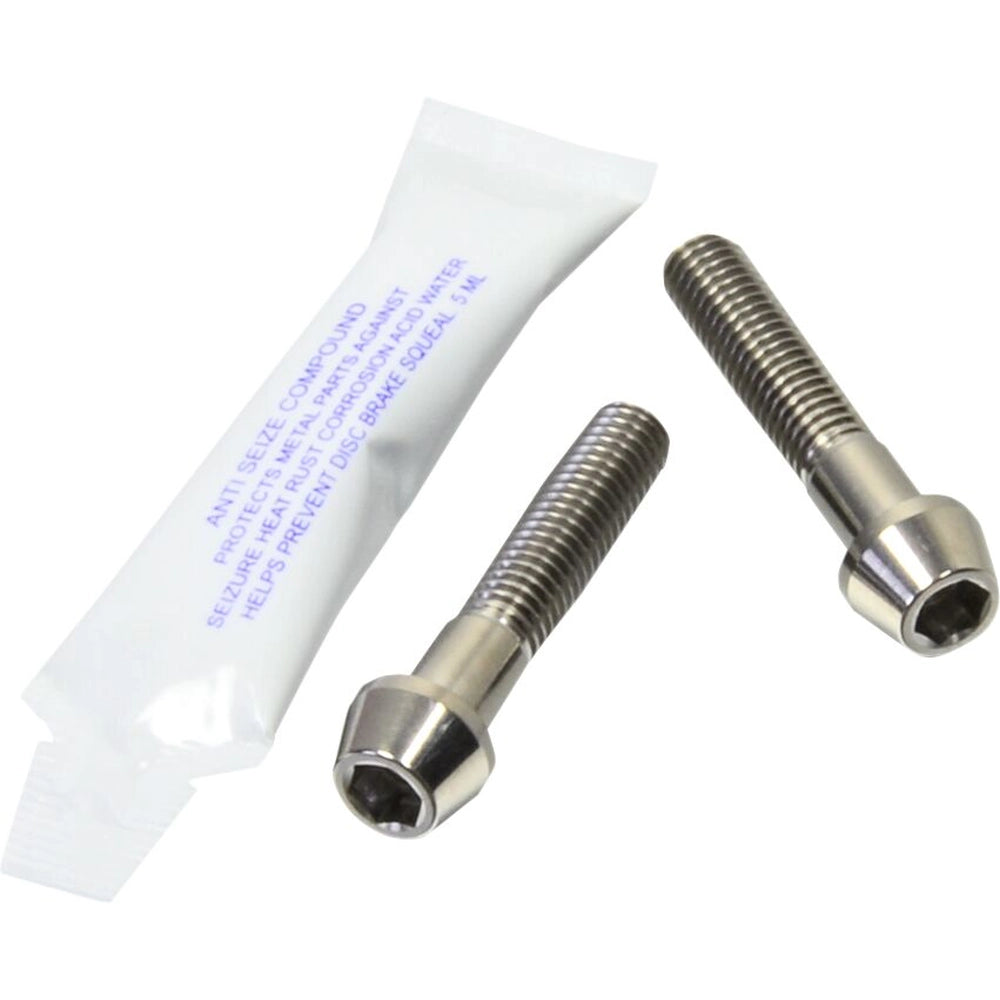 Kaliberhus-boltsæt, 2 stk. – Grade 5 titanium, TIRBCALIP270 – Pro-Bolt – sættets indhold