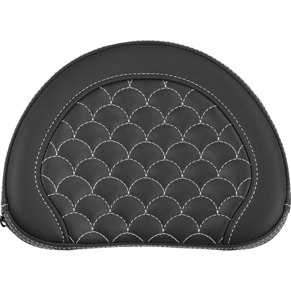 sissy bar pude Dragon Stitch/ White Stitching, 25,5 cm (10") × 20,5 cm (8") – Saddlemen