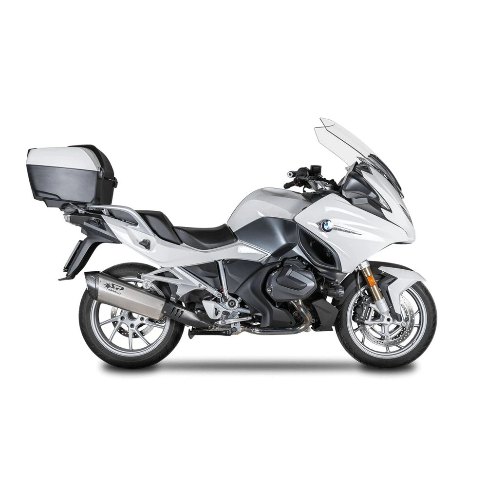 BMW R 1250 RT (19-24) Fighter Evo slip-on, titanium – Spark – produktdetalje fra alternativ vinkel, billede 2