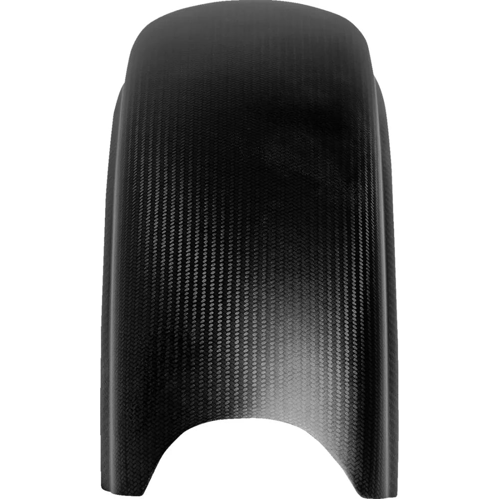 Harley-Davidson Softail (18-26) carbon bagskærm Black/ Carbon Fiber/ Matte – Saddlemen – ekstra produktvisning med fokus på carbonvævning, form og finish – billede 2