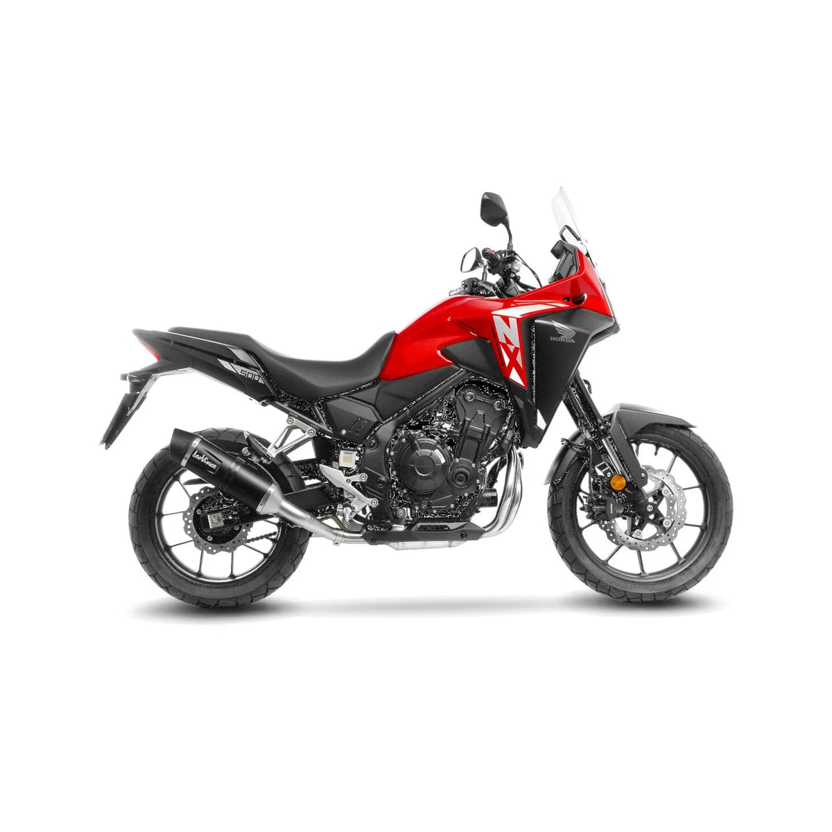 Honda CB500 Hornet (24-26) m.fl. LeoVince LV One EVO slip-on – rustfri – ekstra produktvisning af lyddæmper, finish og detaljer 2