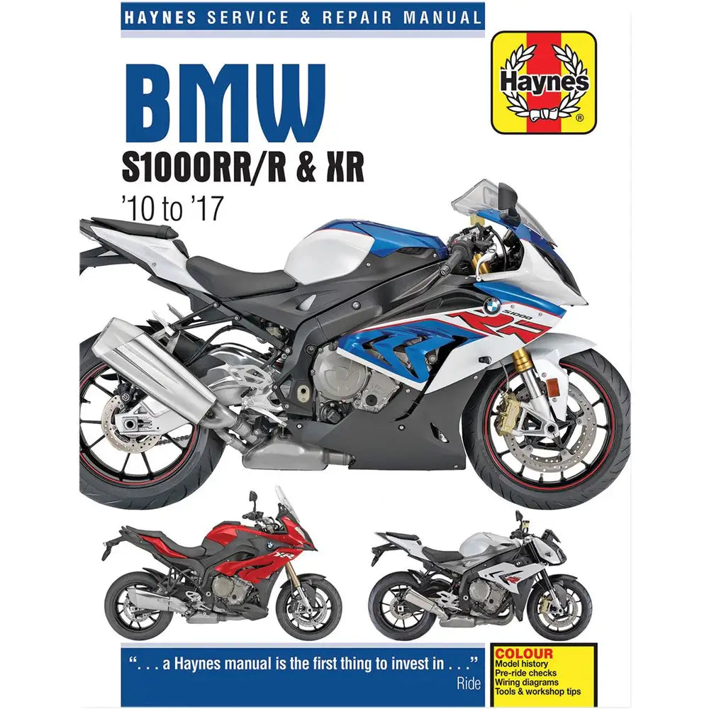 BMW S1000R/RR/XR (2010–2017) værkstedshåndbog – Haynes – Haynes værkstedsmanual til service og reparation