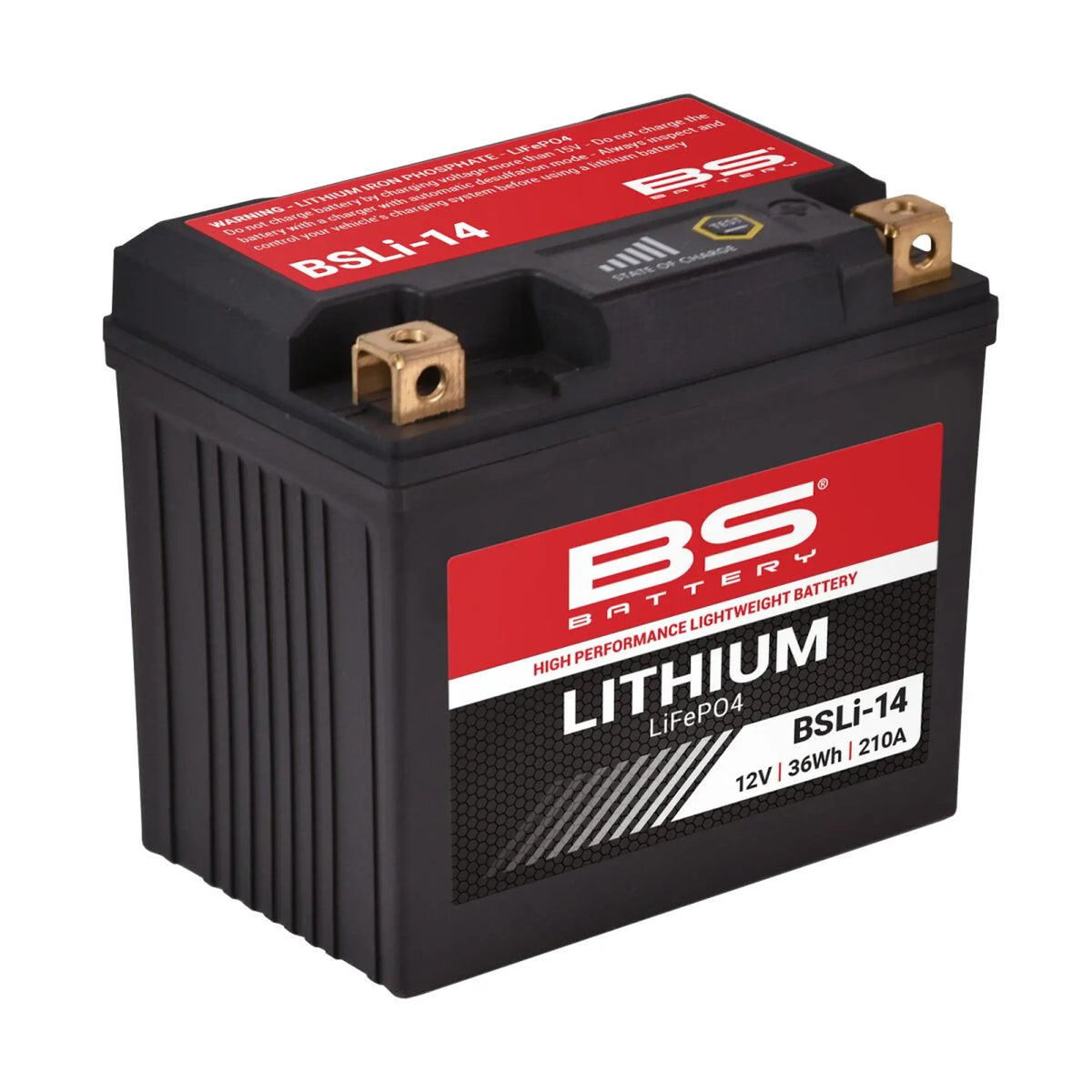 BS Battery BSLi-14 12,8V 3Ah 210A LiFePO4 lithium MC batteri