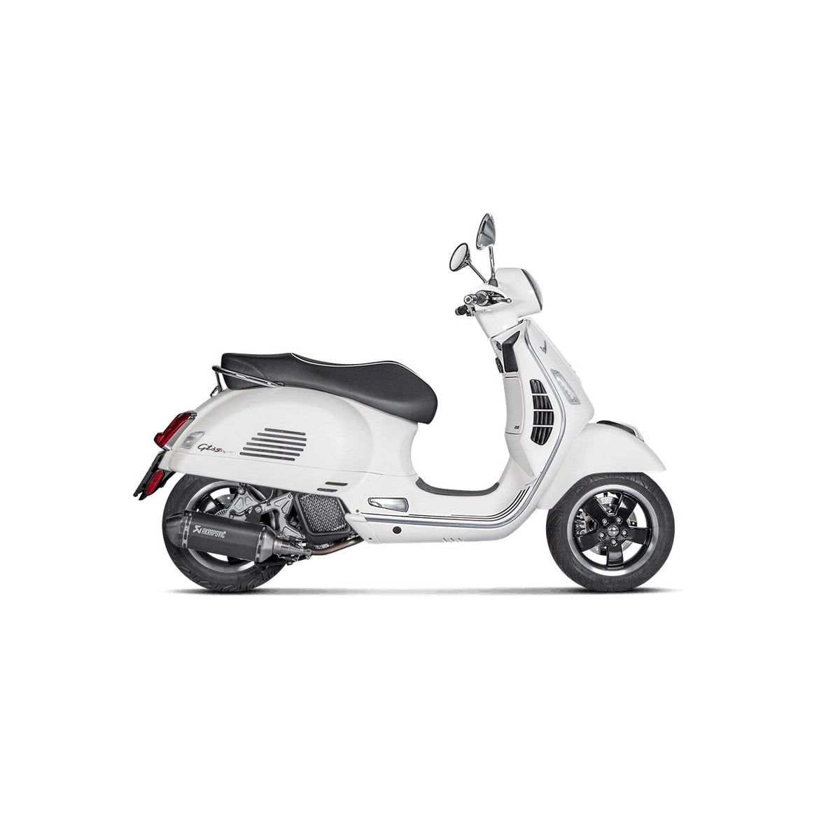 Akrapovič slip-on til Vespa GTS 125 IGET (21-24) – S-VE125SO2-HZBL