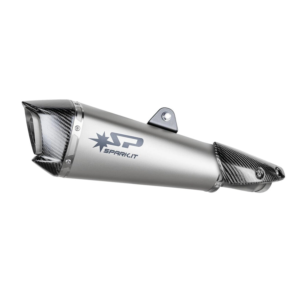 Honda CB 750 / XL 750 (23-26) Konix Evo slip-on, titanium – Spark – fritlagt produktvisning