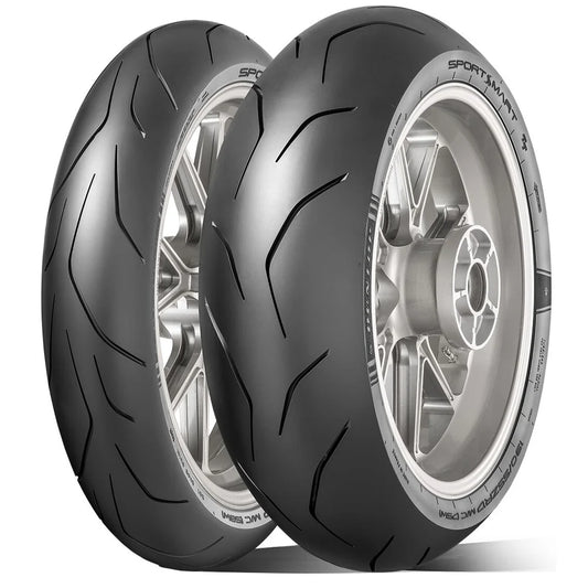Dunlop SportSmart TT 160/60R17 69H TL – bagdæk – originalt Dunlop bagdæk med vej- og banegreb med skarp feedback. Køb hos Mo2parts.