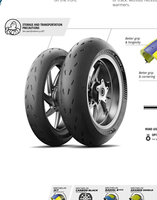 Michelin Power Cup 2 120/70ZR17 (58W) TL – fordæk