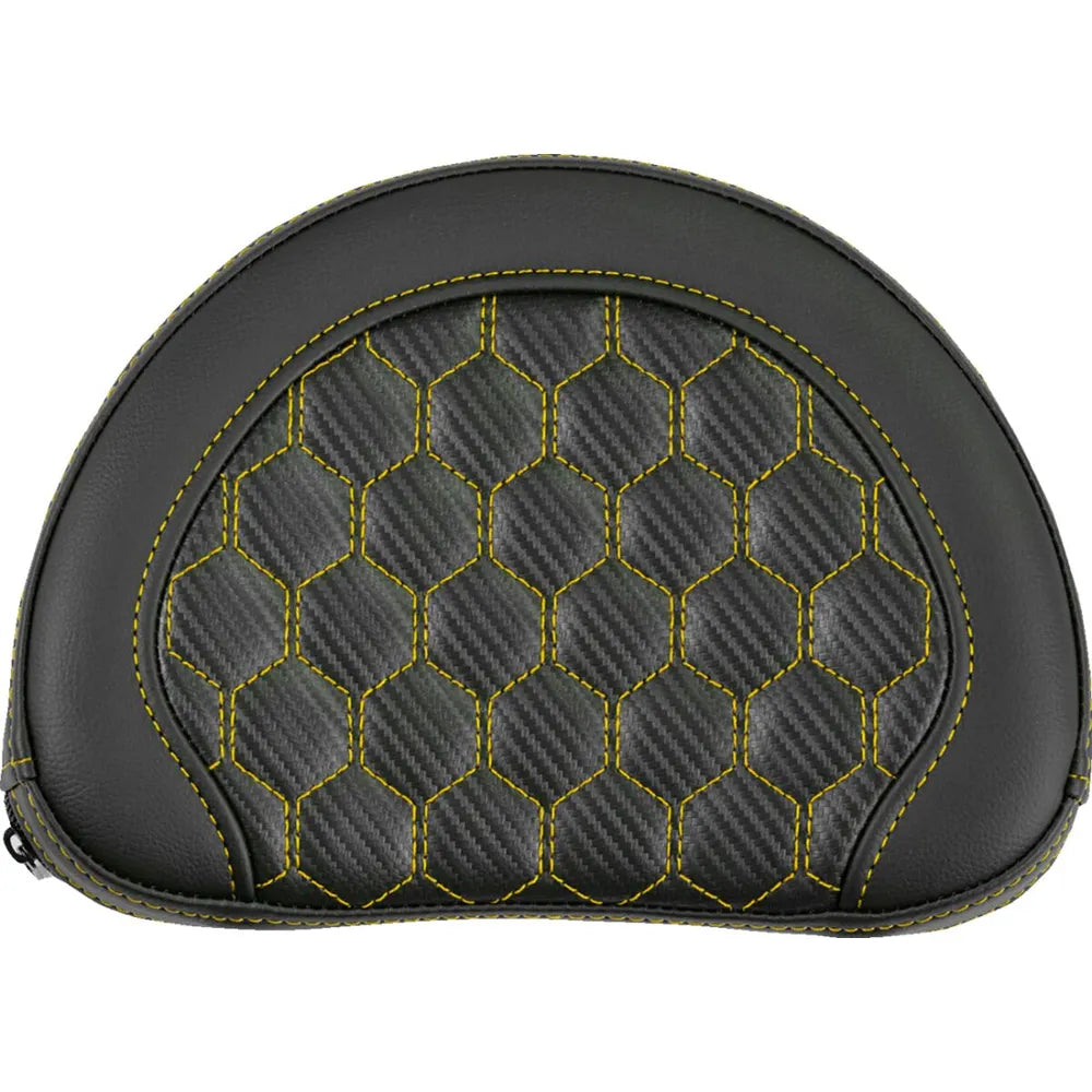 sissy bar pude Gold Stitching/ Honeycomb – Saddlemen