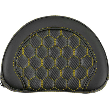 sissy bar pude Gold Stitching/ Honeycomb – Saddlemen