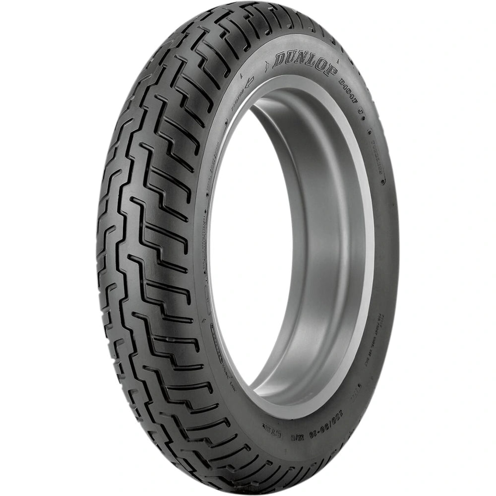 Dunlop D404 100/90-19 57H TL – fordæk – originalt Dunlop fordæk med stabil cruiser-kørsel og god komfort. Køb hos Mo2parts.