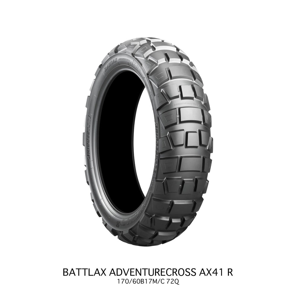 Bridgestone Battlax Adventurecross AX41 170/60B17 72Q TL – bagdæk – originalt Bridgestone bagdæk med stærkt trækgreb og robust kontrol i terræn. Køb hos Mo2parts. Produktbillede 5.