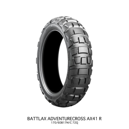 Bridgestone Battlax Adventurecross AX41 170/60B17 72Q TL – bagdæk – originalt Bridgestone bagdæk med stærkt trækgreb og robust kontrol i terræn. Køb hos Mo2parts. Produktbillede 5.