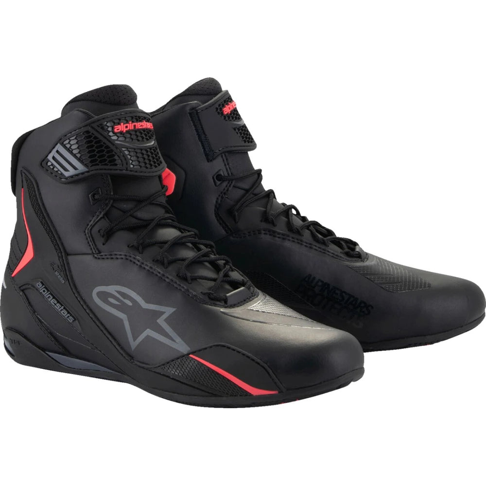 MC sko Stella Faster-4 – Sort/Pink, str. US 6 fra Alpinestars – primært produktbillede