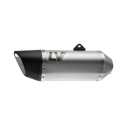 Honda X-ADV750 (21-26) m.fl. LeoVince LV-14 R slip-on – rustfri – titanium-look – 15614