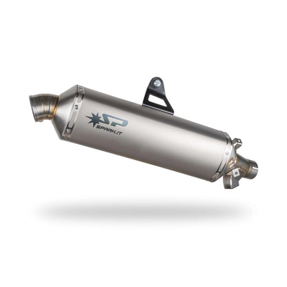 Honda CRF1100L Africa Twin (20-26) Dakar slip-on, titanium – Spark – fritlagt produktvisning