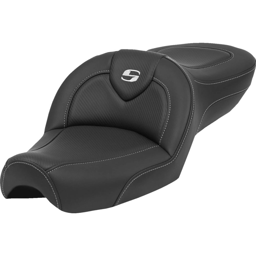 Harley-Davidson Sportster (80-03) Roadsofa 2-up sæde Carbon Fiber – Saddlemen