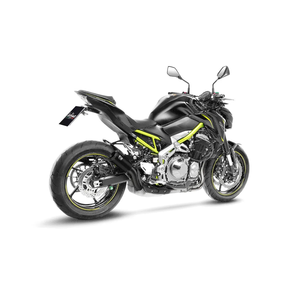 Kawasaki Z900 (22-26) m.fl. LeoVince LV Corsa S slip-on – rustfri – godkendt – mat sort – 15402SFB – ekstra produktvisning af lyddæmper, finish og detaljer 2