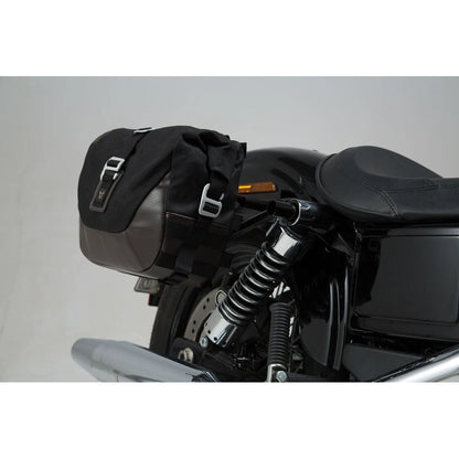 Harley Davidson Fxdwg 1690 ABS (12-17) m.fl. Legend Gear LC2 Side Bag System Brown Edition – SW-Motech – produktbillede 2