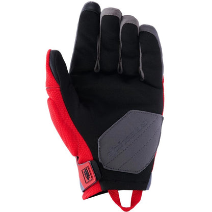 MC handsker Durack, herre – Grå/Rød, str. S fra Alpinestars – produktdetalje 2