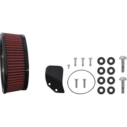 Harley-Davidson modeller (17-24) Air Stinger Stealth Air Cleaner Kit, Air Stinger / Stealth, Teardrop, krom – S&S Cycle