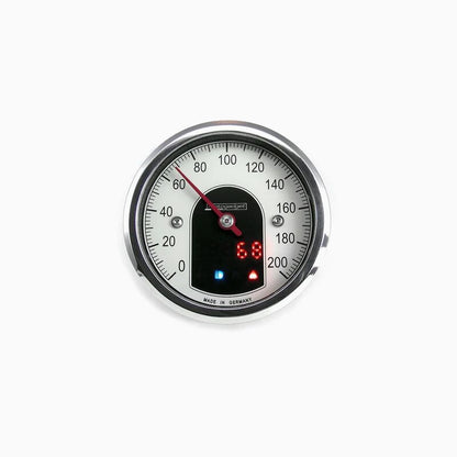 motoscope tiny 49 mm analogt speedometer, poleret fra Motogadget – primært produktbillede