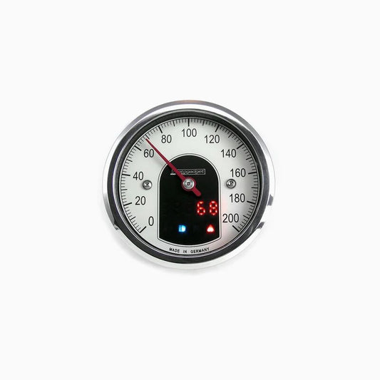 motoscope tiny 49 mm analogt speedometer, poleret fra Motogadget – primært produktbillede