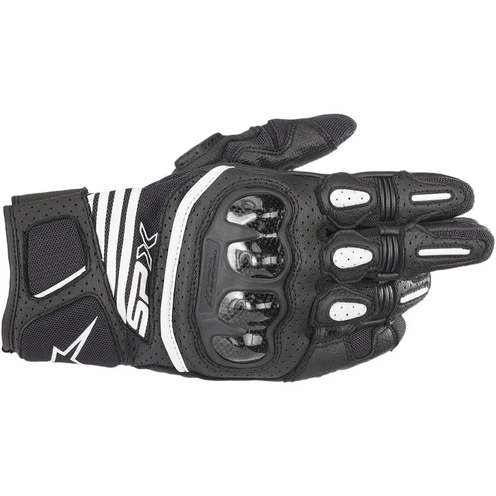 MC handsker SPX Air Carbon V2, herre – Sort, str. S fra Alpinestars – primært produktbillede