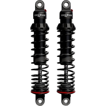 Harley-Davidson modeller (85-21) støddæmpersæt, 356 mm, sort – Progressive Suspension støddæmper til mere kontrol og komfort