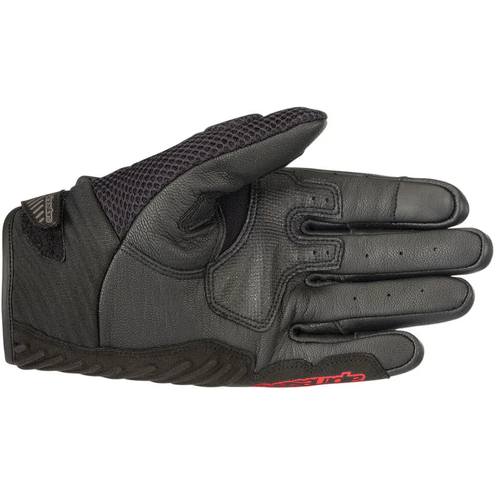 MC handsker SMX-1 Air Carbon V2, herre – Sort/Fluorescerende rød, str. M fra Alpinestars – produktdetalje 2