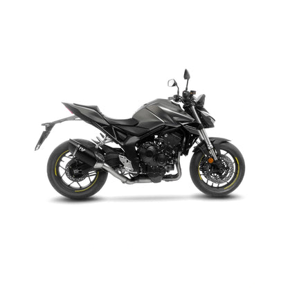 Honda CB1000 Hornet (25-26) m.fl. LeoVince LV-14 R slip-on – rustfri – mat sort – ekstra produktvisning af lyddæmper, finish og detaljer 6