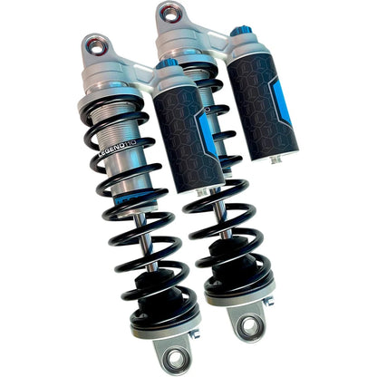 Legend Suspension Harley-Davidson Dyna (91-17) REVO-ARC støddæmpersæt, 13", Standard Duty, piggyback reservoir, clear – produktbillede 4, varenr. 1310-1938