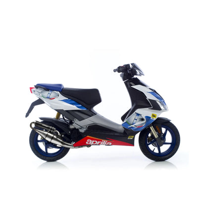 Aprilia SR 50 R LC DITECH (05-12) m.fl. LeoVince Hand Made TT komplet udstødning – rustfri – ekstra produktvisning af udstødningssystem, design og detaljer 2