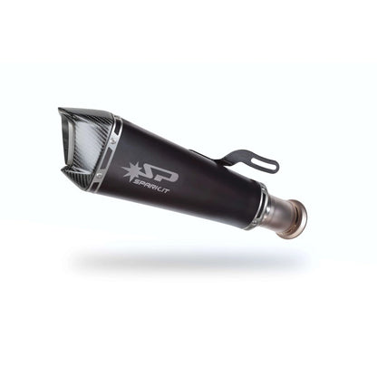 KTM 1290/1390 Super Duke (20-26) Konix Evo slip-on, sort – Spark – fritlagt produktvisning