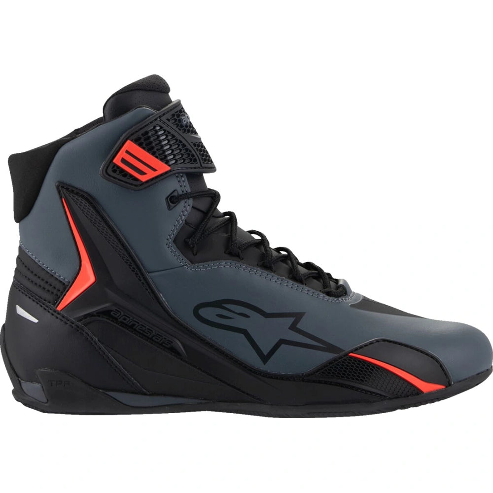 MC sko Faster-4, herre – Sort/Grå/Rød, str. US 8 fra Alpinestars – produktdetalje 4