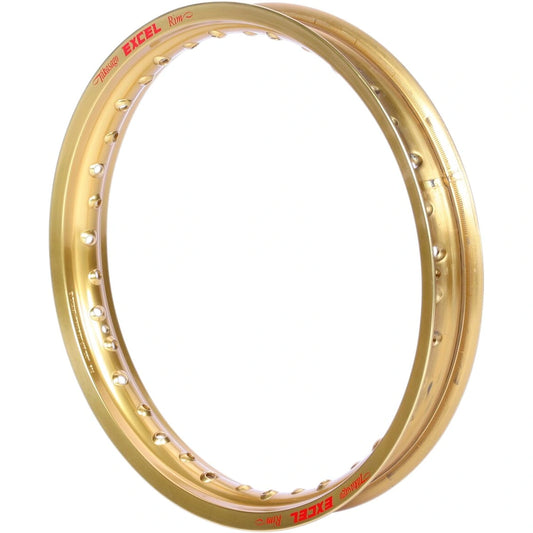 Excel Takasago MX/Enduro fælg 18x2.15, bag, 36H til Kawasaki/Suzuki 1989–2024 – guld – Excel hjuldel til MX, Enduro eller Supermoto