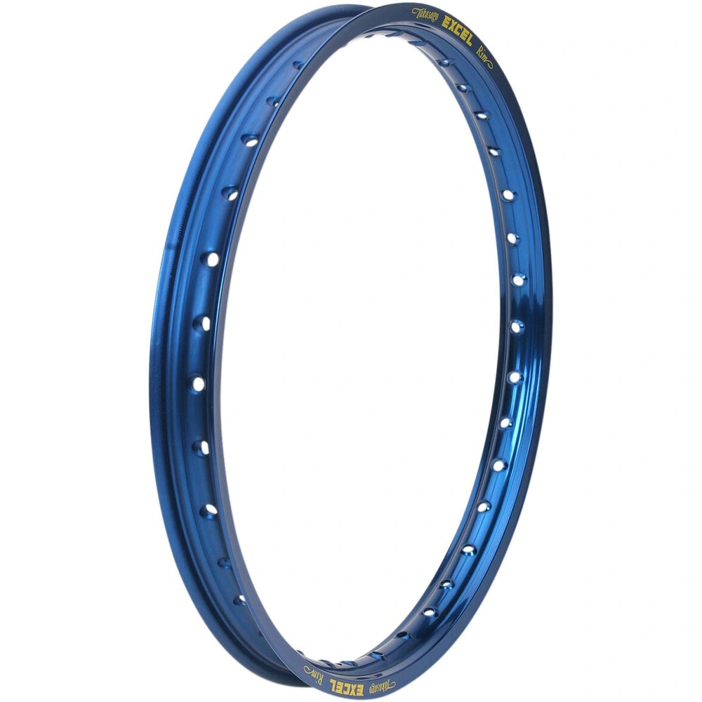 Excel Takasago MX/Enduro fælg 21x1.6, for, 36H til Honda/Husaberg/Husqvarna m.fl. 1991–2026 – blå – Excel hjuldel til MX, Enduro eller Supermoto