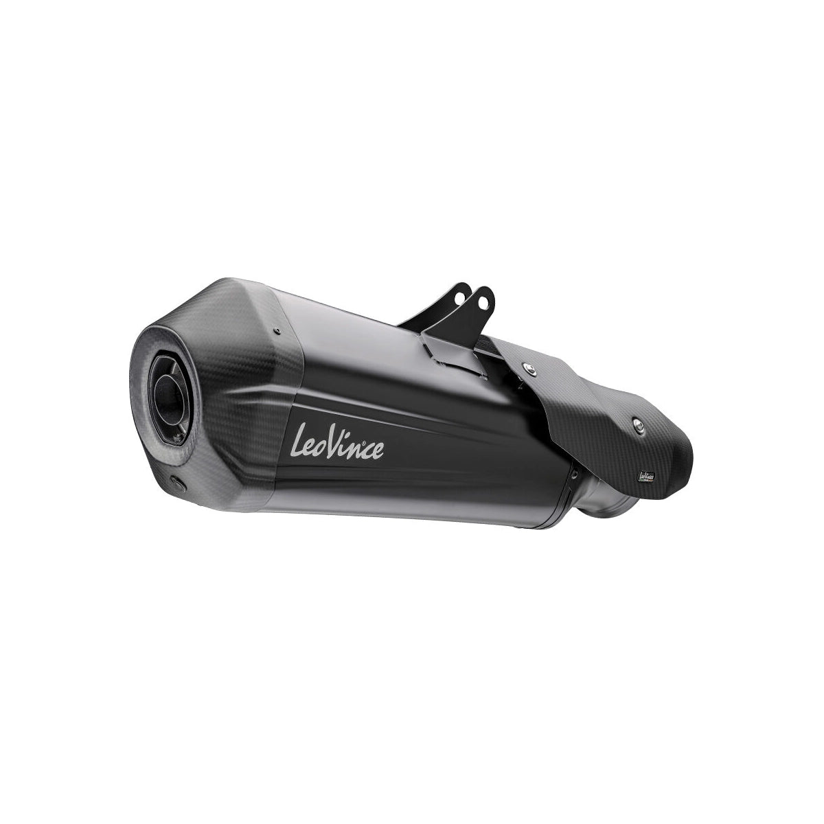Honda NT1100 (25-26) LeoVince LV-12 R slip-on – rustfri – sort – ekstra produktvisning af lyddæmper, finish og detaljer 2