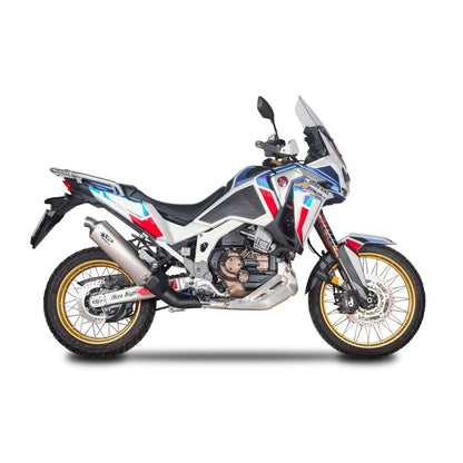 Honda CRF1100L Africa Twin (20-26) Dakar slip-on, titanium – Spark – produktdetalje fra alternativ vinkel, billede 4