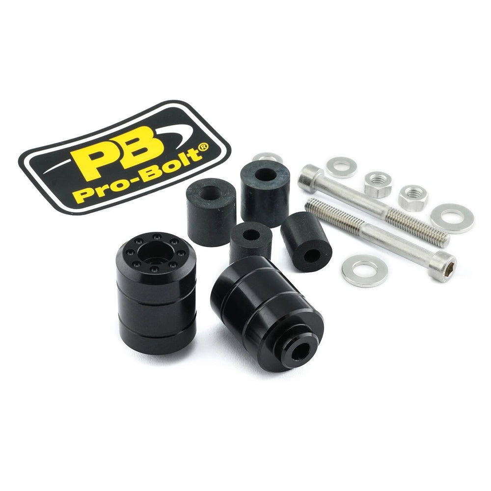 Styrender, 2 stk. – 7075-T6 aluminium, sort, BARENDUN10 – Pro-Bolt