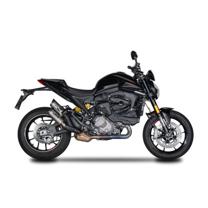 Ducati Monster 937 / Multistrada V4 (21-25) Dyno slip-on, titanium – Spark – produktdetalje fra alternativ vinkel, billede 3