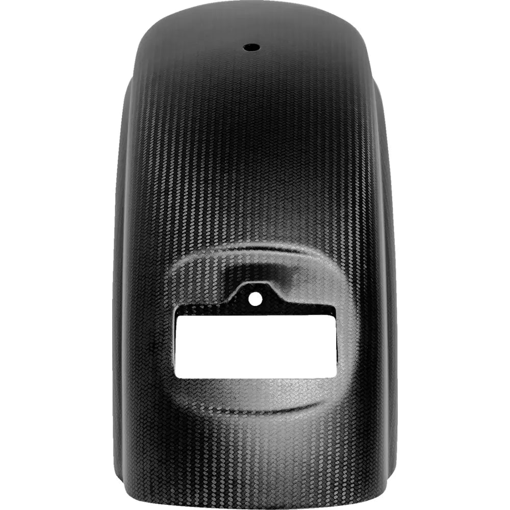 Harley-Davidson Softail (18-26) carbon bagskærm Black/ Carbon Fiber/ Matte – Saddlemen – ekstra produktvisning med fokus på carbonvævning, form og finish – billede 3