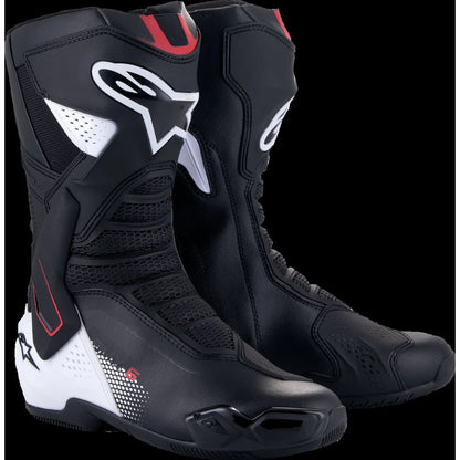 Racingstøvler SMX-6 V3, herre – Sort/Rød/Hvid, str. EU 40 / US 6.5 fra Alpinestars – primært produktbillede