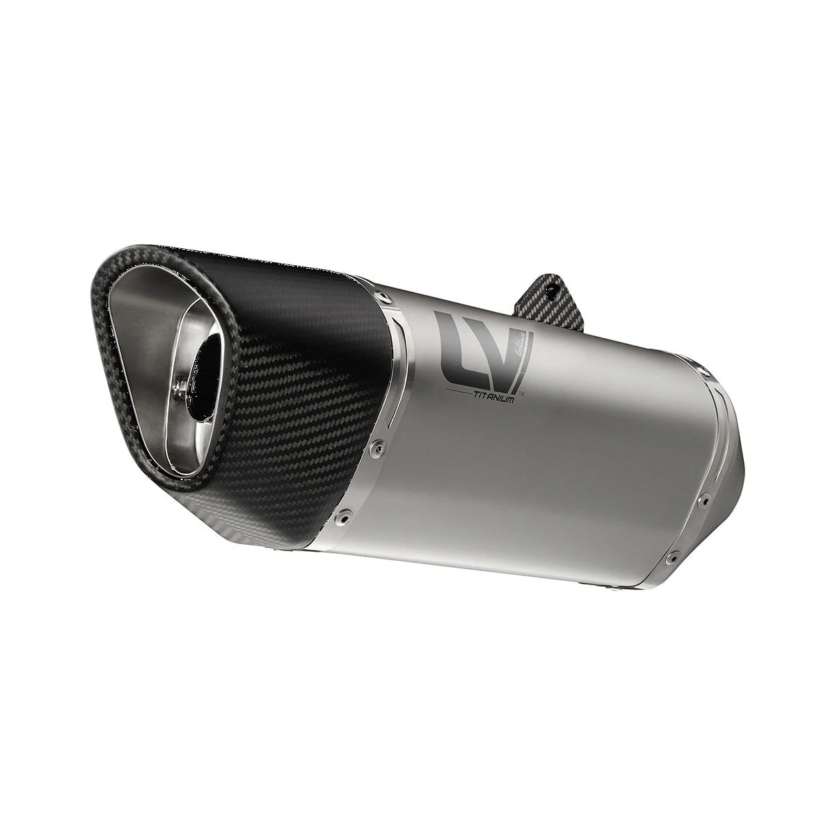 Kawasaki Ninja 1000 SX (21-23) m.fl. LeoVince LV-14 R slip-on – titanium – ekstra produktvisning af lyddæmper, finish og detaljer 2