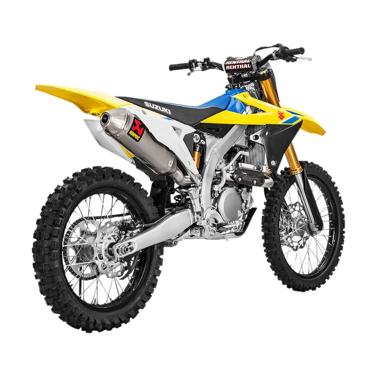 Akrapovič S-S4MET11-BNTA komplet udstødning monteret på Suzuki RM-Z 450 (18-26) m.fl.