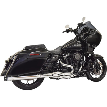 Harley-Davidson Touring (17-25) Road Rage 2-i-1 komplet udstødning, krom – Bassani – ekstra produktvisning 2 med fokus på design og detaljer